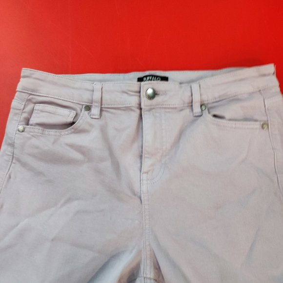 Buffalo David Bitton Aubrey jeans muted light purple women's size 10 - Picture 2 of 9